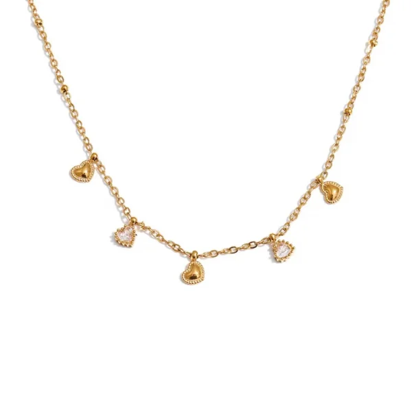 Heart charm chain Heart charm chain