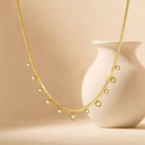 Heart snake chain