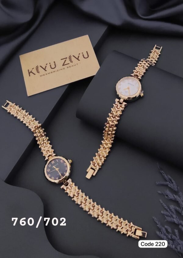 Black and white Antitarnish watch