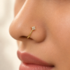4 stone nose pin