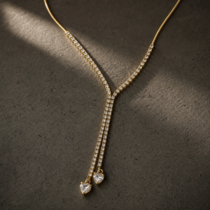 IMG_0380 rhinestone heart chain