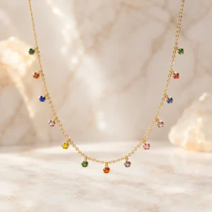 Multicolour stone charm chain Multicolour stone charm chain