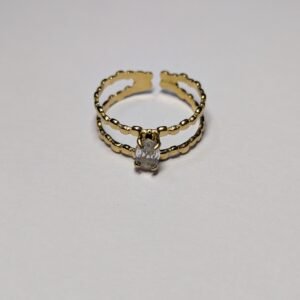 Adjustable 2 tier ring