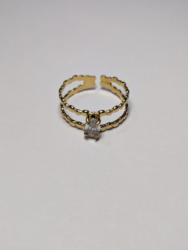 Adjustable 2 tier ring