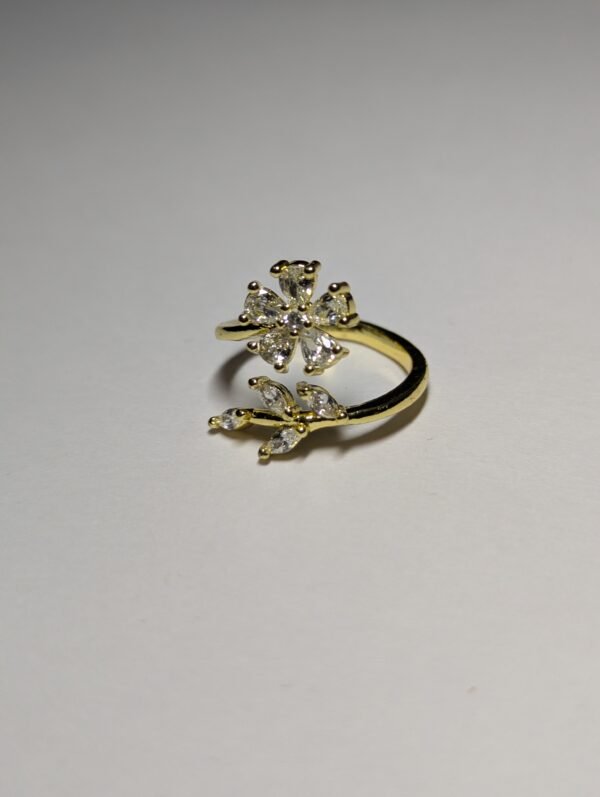 adjustable flower ring