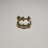 Adjustable 2 tier flower ring
