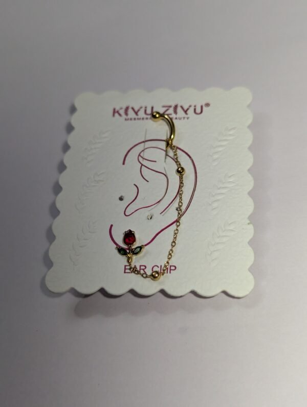 Red tulip single ear