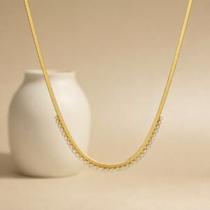 Rhinestone snake chain