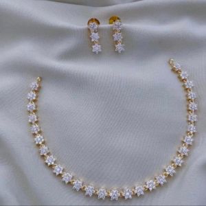 Diamond replica necklace