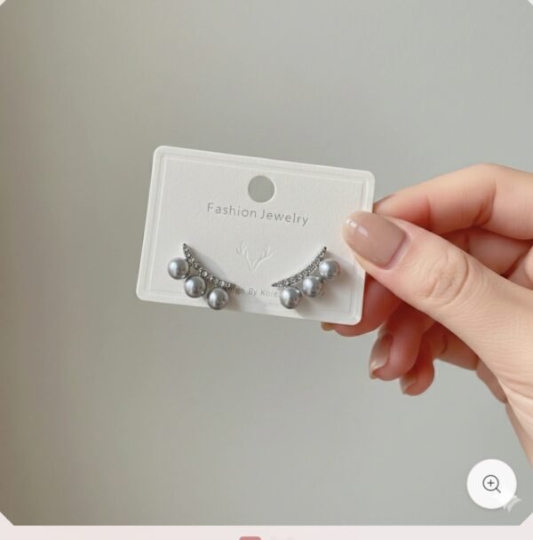 korean earrings silver