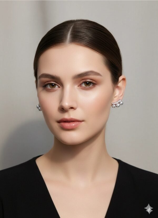 korean earrings silver