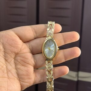 White oval antitarnish watch