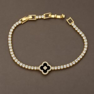 Clover tennis bracelet