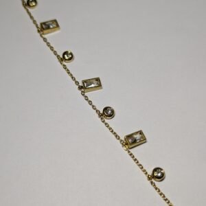 Square charm bracelet