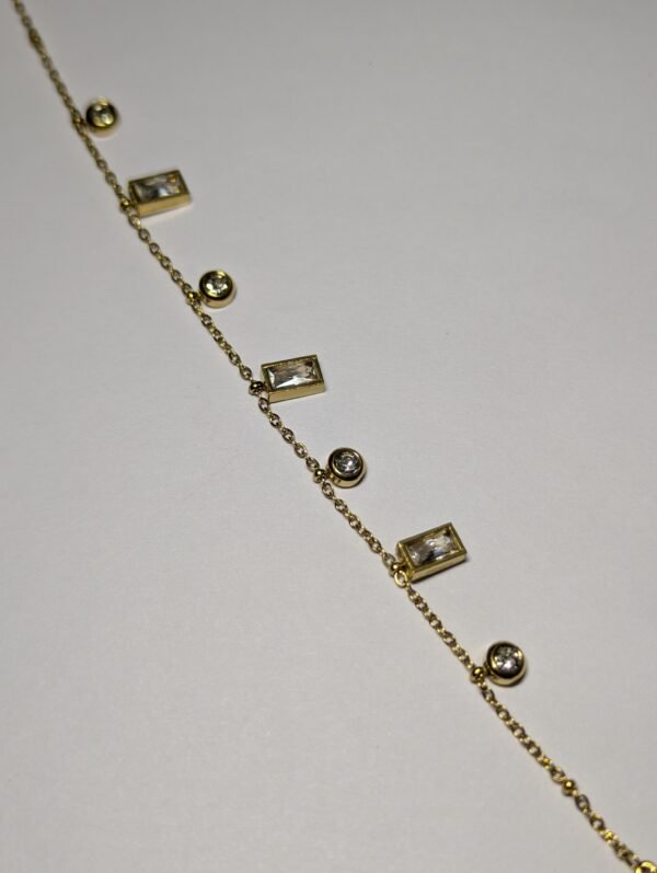 Square charm bracelet
