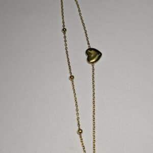 Double layer heart bracelet